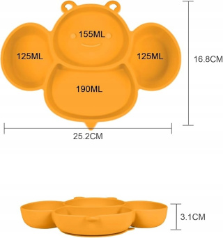 Talerzyk tacka do jedzenia dla dzieci Vicloon