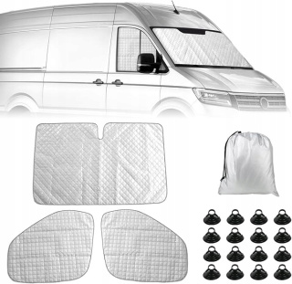3-częściowa Mata Termoizolacyjna na Szyby VW Crafter/Grand California