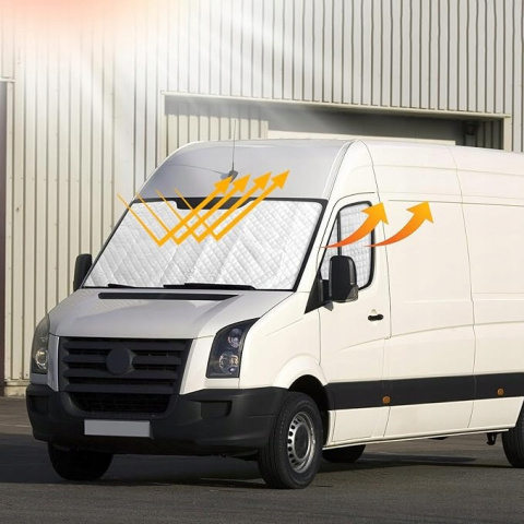 3-częściowa Mata Termoizolacyjna na Szyby VW Crafter/Grand California 3-częściowa Mata Termoizolacyjna na Szyby VW Crafter/Grand California