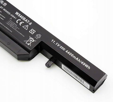 Bateria do laptopa 11.1V 4400mAh 48Wh dla CLEVO W540, W550, W51SU Bateria do laptopa 11.1V 4400mAh 48Wh dla CLEVO W540, W550, W51SU