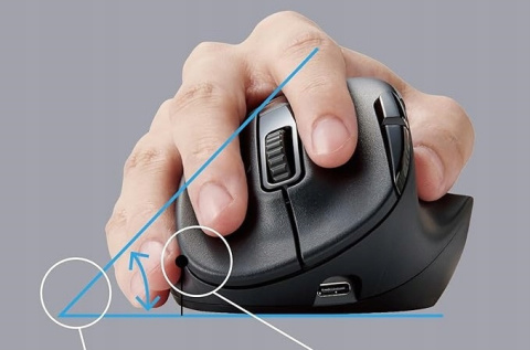 Bezprzewodowa Mysz ergonomiczna ELECOM EX-G PRO Bluetooth USB 8 przycisków