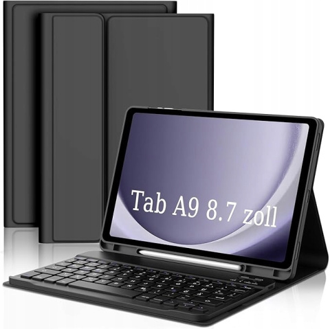 Etui Magnetyczne z Klawiaturą do Samsung Galaxy Tab A9 8,7" (2023) QWERTZ Etui Magnetyczne z Klawiaturą do Samsung Galaxy Tab A9 8,7" (2023) QWERTZ