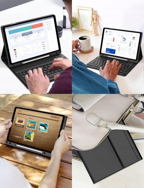 Etui Magnetyczne z Klawiaturą do Samsung Galaxy Tab A9 8,7" (2023) QWERTZ Etui Magnetyczne z Klawiaturą do Samsung Galaxy Tab A9 8,7" (2023) QWERTZ