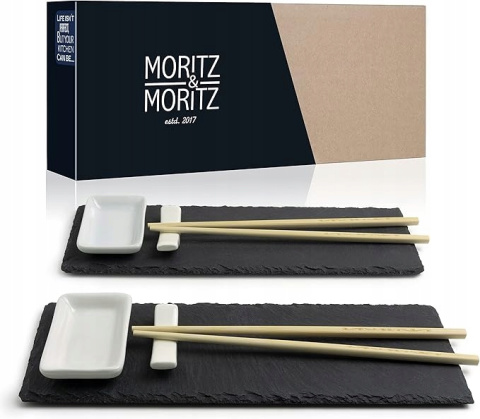 Moritz & Moritz Pałeczki bambusowe 10-częściowy zestaw do sushi dla dwojga Moritz & Moritz Pałeczki bambusowe 10-częściowy zestaw do sushi dla dwojga