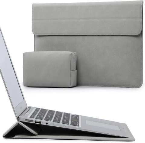 Pokrowiec na laptopa 15" MacBook Air/Pro & Surface - Etui z Podstawką