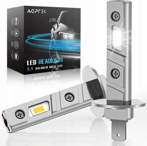 Żarówki H1 LED do Reflektorów Samochodowych 60W 16000LM 6000K Żarówki H1 LED do Reflektorów Samochodowych 60W 16000LM 6000K
