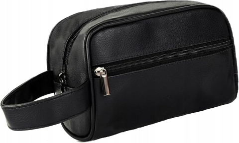 Elegancka Kosmetyczka dla Mężczyzn Saszetka Wodoodporna - Czarny Elegancka Kosmetyczka dla Mężczyzn Saszetka Wodoodporna - Czarny