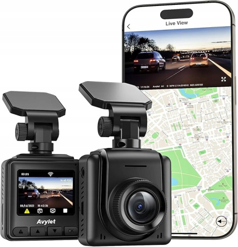 Kamera samochodowa z Night Vision Dash Cam WiFi 2K GPS Czujnik G Kamera samochodowa z Night Vision Dash Cam WiFi 2K GPS Czujnik G