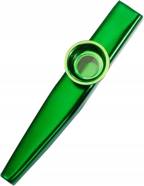 Kazoo Metalowe z Smyczą Instrument Akompaniujący - Fioletowy/Zielony 2 szt. Kazoo Metalowe z Smyczą Instrument Akompaniujący - Fioletowy/Zielony 2 szt.
