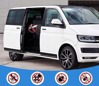 Magnetyczna Moskitiera samochodowa VW T6 - Ochronna Siatka przed owadami