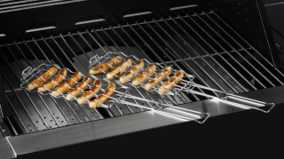 RUSZT do grilla do pieczenia KIEŁBASEK Grill Meister x 2 sztuki ZESTAW