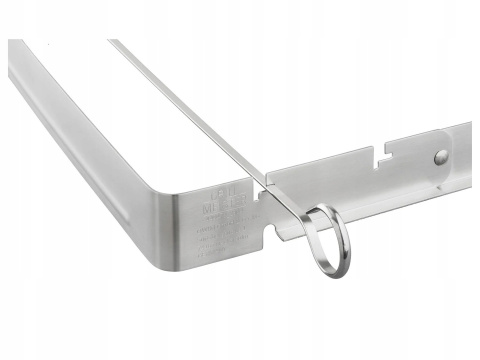 Ruszt grillowy stal Grill Meister 44 x 6 cm x 4 szpikulce XXL Ruszt grillowy stal Grill Meister 44 x 6 cm x 4 szpikulce XXL