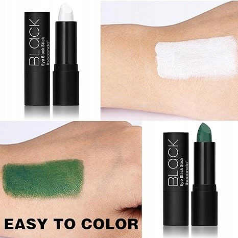 Sportowy sztyft Green Eye Black Baseball Piłka nożna Lacrosse HELLOWEN Sportowy sztyft Green Eye Black Baseball Piłka nożna Lacrosse HELLOWEN