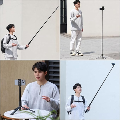 Statyw do selfie ULANZI 150 cm - wszechstronny kijek SELFIE STICK do kamer