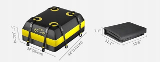 Wodoodporny Bagażnik dachowy 425 litrów - pojemny bagażnik samochodowy