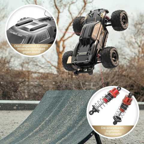 Bezszczotkowy Samochód Zdalnie Sterowany HYPER GO H16BM 1/16 RTR Bezszczotkowy Samochód Zdalnie Sterowany HYPER GO H16BM 1/16 RTR