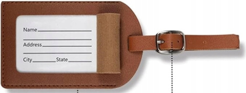 Etui na paszport Etykieta do walizki Skóra PU - Czarny/Brązowy Zestaw 2szt. Etui na paszport Etykieta do walizki Skóra PU - Czarny/Brązowy Zestaw 2szt.
