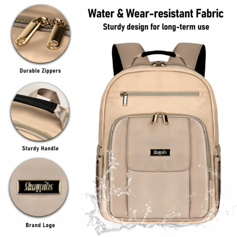 Skaypibs plecak szkolny Schulrucksack beżowy Skaypibs plecak szkolny Schulrucksack beżowy