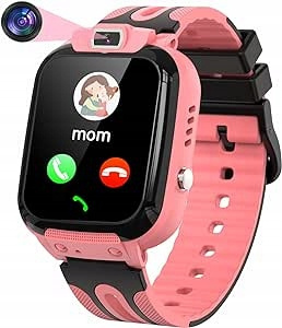 Clleylise Smartwatch dla dzieci, z GPS i telefonem różowy Clleylise Smartwatch dla dzieci, z GPS i telefonem różowy