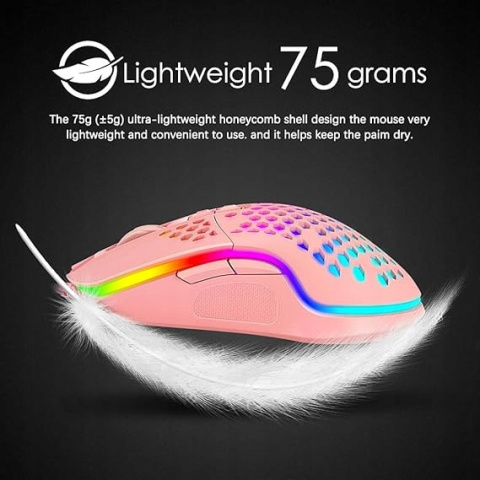 DEIOG G11 PRZEWODOWA MYSZ DO GIER USB z podświetleniem RGB DEIOG G11 PRZEWODOWA MYSZ DO GIER USB z podświetleniem RGB