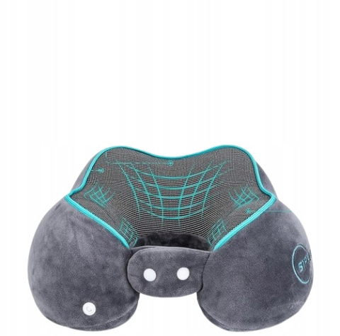 Poduszka podróżna z pianki memory Samochodowa Ergonomiczna + Maska na oczy Poduszka podróżna z pianki memory Samochodowa Ergonomiczna + Maska na oczy