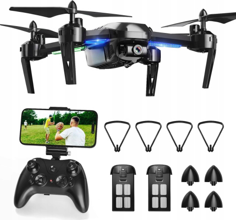 Wipkviey Dron T6 z kamerą 1080p HD, WiFi FPV Wipkviey Dron T6 z kamerą 1080p HD, WiFi FPV