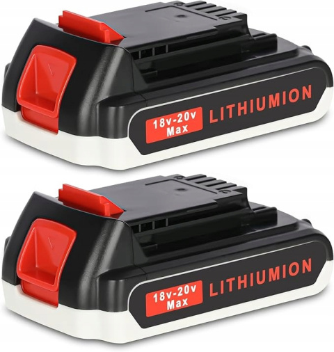 Zestaw 2x Akumulator Zamienny BL1518 18V 3,0Ah do Narzędzi Black+Decker Zestaw 2x Akumulator Zamienny BL1518 18V 3,0Ah do Narzędzi Black+Decker