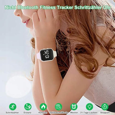 HUYVMAY Fitness Tracker - nowoczesny zegarek dla kobiet i dzieci HUYVMAY Fitness Tracker - nowoczesny zegarek dla kobiet i dzieci