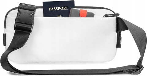 Kompaktowa torba EDC Sling Bag Torebka na ramię 3L Biała Nerka Listonoszka Kompaktowa torba EDC Sling Bag Torebka na ramię 3L Biała Nerka Listonoszka