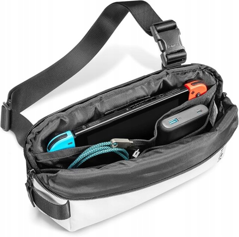 Kompaktowa torba EDC Sling Bag Torebka na ramię 3L Biała Nerka Listonoszka Kompaktowa torba EDC Sling Bag Torebka na ramię 3L Biała Nerka Listonoszka