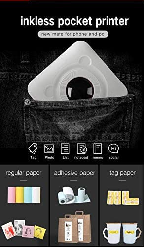 Bezprzewodowa drukarka Bluetooth A6 PeriPage Mini niebieski Bezprzewodowa drukarka Bluetooth A6 PeriPage Mini niebieski