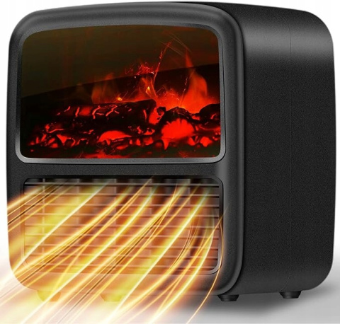 Cichy ceramiczny mały przenośny grzejnik kominkowy PTC 1500 W / 1000 W Cichy ceramiczny mały przenośny grzejnik kominkowy PTC 1500 W / 1000 W