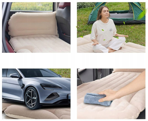 Materac samochodowy SUV 195x126x14 cm Dmuchany z 2 poduszkami Materac samochodowy SUV 195x126x14 cm Dmuchany z 2 poduszkami