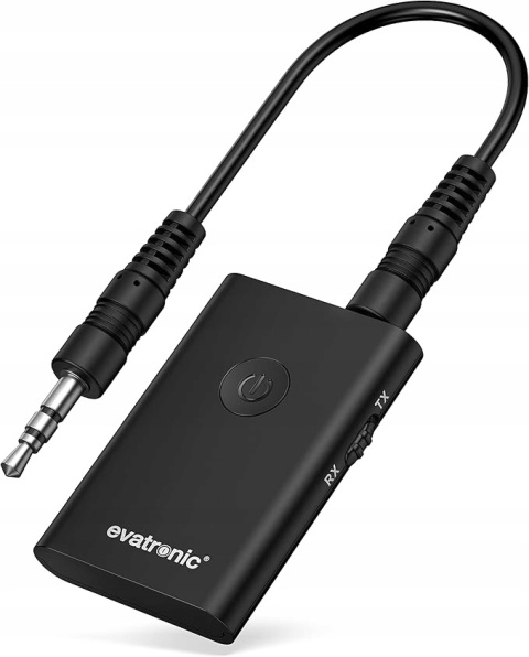 Adapter Bluetooth 5.0 Evatronic 2w1 AUX TX/RX TV Auto Słuchawki