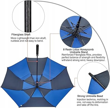 G4Free parasol automatyczny wielokolorowy 132cm G4Free parasol automatyczny wielokolorowy 132cm