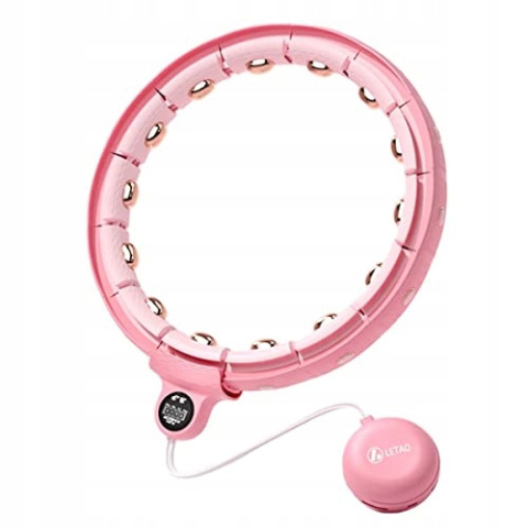 Hula hop Letao 38 cm róże i fiolety Hula hop Letao 38 cm róże i fiolety