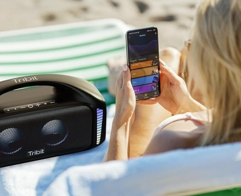 Przenośny Głośnik Bluetooth LED 90W z XBass StormBox Blast Wodoodporny IPX7