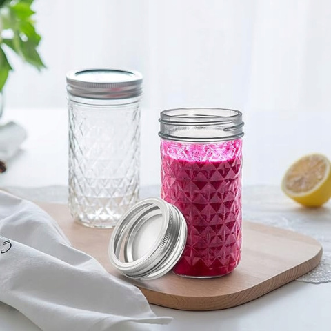 Słoiki Mason Jars Przechowywanie żywności 12 szt