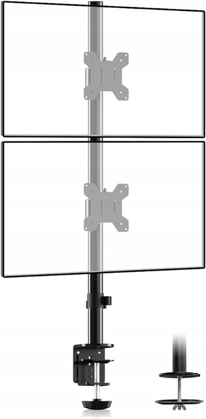 Suptec uchwyt nablatowy na 2 monitory