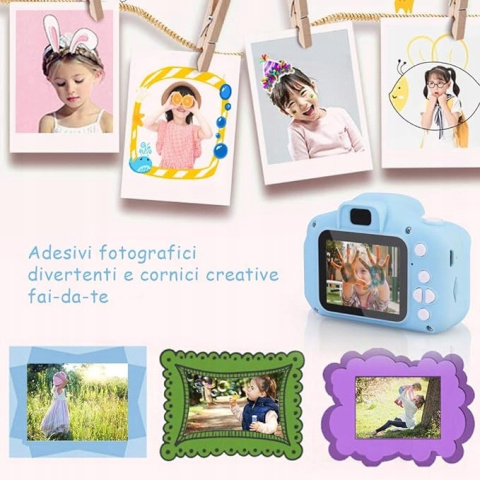 Aparat fotograficzny dla Dzieci 13Mpx Cyfrowy Dziecięcy 32GB Wbudowane Gry