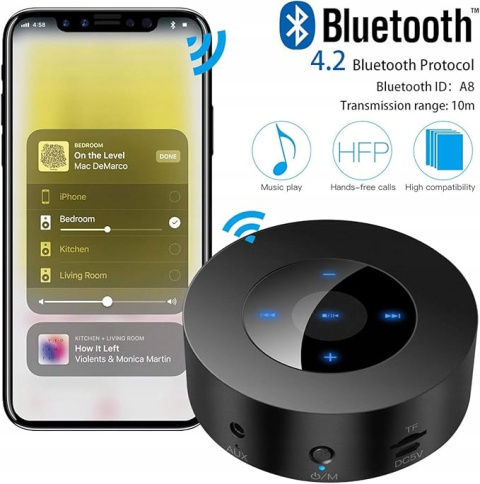 Bezprzewodowy głośnik Bluetooth Przenośny AICase Dotykowy Interfejs LED Bezprzewodowy głośnik Bluetooth Przenośny AICase Dotykowy Interfejs LED