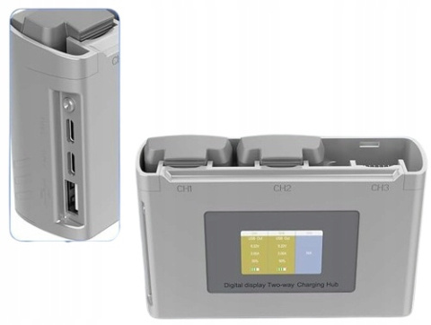 Ładowarka HUB dron DJI Mini 2 / SE / Mini 4K Akumulator 2400 mAh - 2szt Ładowarka HUB dron DJI Mini 2 / SE / Mini 4K Akumulator 2400 mAh - 2szt