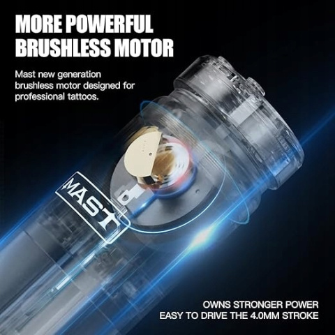 Maszynka do tatuażu Mast Racer Wireless Tattoo Pen 4.0 mm 4-12 V