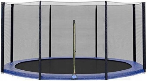 Siatka do trampoliny Uniwersalna Mocna 244-430 cm Gęste Oczka 110 g/m²