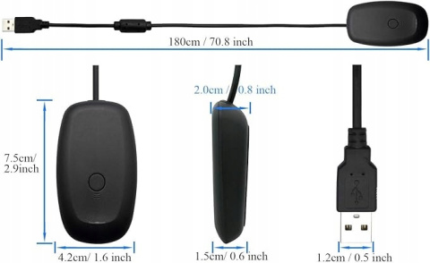 Bezprzewodowy kontroler USB OSTENT PC Bezprzewodowy kontroler USB OSTENT PC