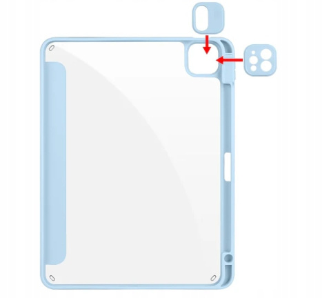 Etui Smart Leather do iPad Air 13" (2024) / Pro 12.9" (2018-2024) Sky Blue Etui Smart Leather do iPad Air 13" (2024) / Pro 12.9" (2018-2024) Sky Blue