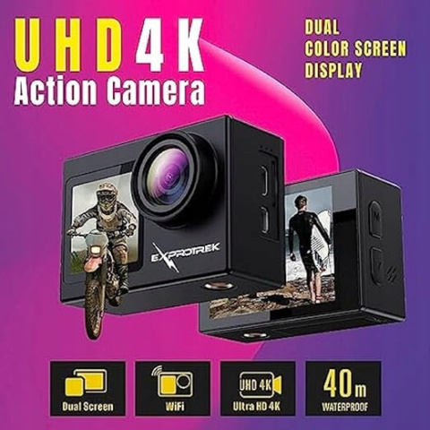 Kamera sportowa EXPROTREK 4K UHD Kamera sportowa EXPROTREK 4K UHD