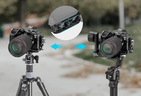 Klatka na aparat Canon R6 Mark II z Mocowaniem na Stopkę - SmallRig 4161 Klatka na aparat Canon R6 Mark II z Mocowaniem na Stopkę - SmallRig 4161