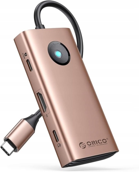 Stacja dokująca ORICO USB 3.0 6 w 1 z HDMI 4K+PD100W+3 USBA 3.0 + USBC 3.0 Stacja dokująca ORICO USB 3.0 6 w 1 z HDMI 4K+PD100W+3 USBA 3.0 + USBC 3.0
