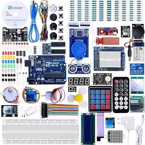 ELEGOO UNO R3 Ultimate Starter Kit - Zestaw Kompatybilny z Arduino IDE ELEGOO UNO R3 Ultimate Starter Kit - Zestaw Kompatybilny z Arduino IDE